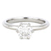 14K White Gold 1ct Diamond Solitaire Engagement Ring