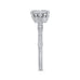 14K White Gold Round & Marquise Diamond Engagement Ring