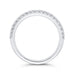 14K White Gold Round Diamond Half-Eternity Wedding Band