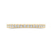 Round Diamond Half-Eternity Wedding Band In 14K Yellow Gold