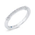 14K White Gold Round Diamond Wedding Band