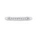 14K White Gold Round Diamond Wedding Band