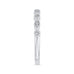 Round Diamond Half-Eternity Wedding Band In 14K White Gold