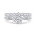 Round Cut Diamond Engagement Ring In 14K White Gold