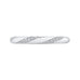 14K White Gold Round Diamond Wedding Band