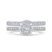 Round Cut Diamond Engagement Ring In 14K White Gold