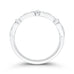 14K White Gold Round Diamond Wedding Band