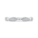 14K White Gold Round Diamond Wedding Band