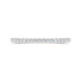 Round Cut Diamond Half-Eternity Wedding Band In 14K White Gold