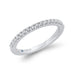 14K White Gold Round Diamond Wedding Band