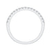 14K White Gold Round Diamond Wedding Band