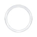 14K White Gold Plain Wedding Band
