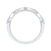 14K White Gold Round Diamond Wedding Band