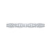 14K White Gold Round Diamond Wedding Band