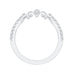 14K White Gold Round Diamond Wedding Band