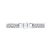 14K White Gold Round Diamond Wedding Band