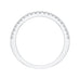 14K White Gold Round Diamond Wedding Band