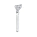 14K White Gold Round Diamond Wedding Band