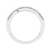 14K White Gold Round Diamond Wedding Band