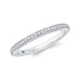 14K White Gold Round Diamond Wedding Band