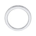 14K White Gold Round Diamond Wedding Band
