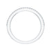 14K White Gold Round Diamond Half-Eternity Wedding Band