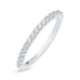 Round Diamond Half-Eternity Wedding Band In 14K White Gold