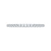Round Diamond Half-Eternity Wedding Band In 14K White Gold