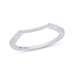 14K White Gold Round Diamond Wedding Band