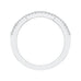 14K White Gold Round Diamond Wedding Band