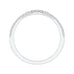 14K White Gold Round Diamond Wedding Band