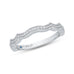 14K White Gold Round Diamond Wedding band