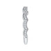 14K White Gold Round Diamond Wedding band