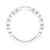 14K White Gold Round Diamond Wedding band