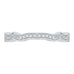 14K White Gold Round Diamond Wedding band