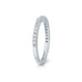 14K White Gold Round Diamond Wedding Band