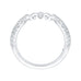 14K White Gold Round Diamond Wedding Band