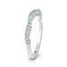 14K White Gold Round Diamond Wedding Band