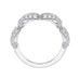 14K White Gold Round Diamond Wedding Band