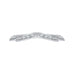 14K White Gold Round Diamond Wedding Band