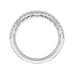 Round Diamond Half-Eternity Wedding Band In 14K White Gold