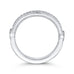 14K White Gold Round Diamond Half-Eternity Wedding Band