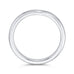 14K White Gold Plain Wedding Band