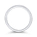 14K White Gold Plain Wedding Band