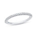 14K White Gold Round Diamond Half-Eternity Wedding Band