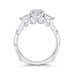 14K White Gold Round Cut Diamond Engagement Ring