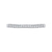 14K White Gold Round Diamond Wedding Band