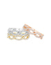 14K White Gold and Diamond Infinity Wedding Band