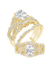 Vintage 14K White Gold and Diamond Engagement Ring