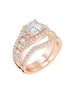 14K White Gold and Diamond Engagement Ring